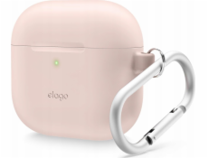 Elago Silikonové pouzdro Elago AirPods 4 Hang - pouzdro s karabinou pro AirPods 4 pudrově růžové - Záruka bezpečnosti. Jednoduché splátky. Doprava zdarma od 170 PLN.
