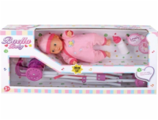 Icom Baby 30cm s kovovým kočárkem