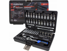 Forsage Sada nářadí Sada nářadí 1/4 57dílná. (6stranný)(4–14 mm)(E4–E10)