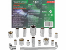 Rockforce Sada nářadí 15dílná sada nářadí (6hranná) (10–36 mm)