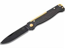 Boker Nůž Böker Plus Atlas Black Stonewash Brass