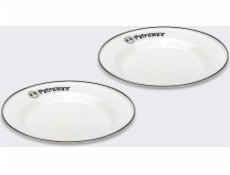 Petromax Smaltované talíře Petromax 225 cm 2 ks BÍLÉ