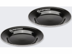 Petromax Smaltované talíře Petromax 26 cm 2 ks ČERNÉ