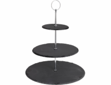 Servírovací 3patrový stojan na zákusky 34 cm KO-210000800