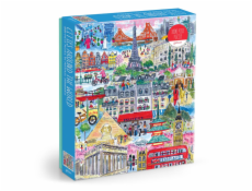 Galison Puzzle Města světa Michael Storrings 1000 dílků