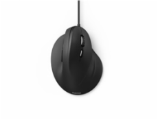 BAZAR - Hama vertikální ergonomická kabelová myš EMC-500, 6 tlačítek, černá (poškodený obal )