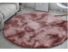 Strado kulatý koberec Ombre Strado 140x140 (růžový)