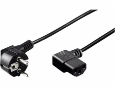 Kaltgerätekábel, beidseitig gewinkelt