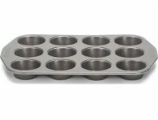 Patisse Tvar na muffiny 35 cm antracitová ocel 12 přihrádek