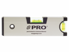 PRO Kapesní eloxovaná vodováha s magnetem 17 cm (100-A6-017)