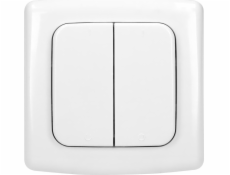 Orno ORNO CHYTRÝ DOMÁCÍ DVOJITÝ POVRCHOVÝ SPÍNAČ S RÁDIOVÝM VYSÍLAČEM OR-SH-1751