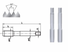 Fanar Ruční závitník M10x1 2 ks. (A1-120001-0103)