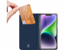 Dux Ducis Pouzdro pro iPhone 15 s flipem a peněženkou Dux Ducis Skin Pro - modré