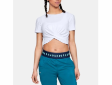 Under Armour Dámské lehké tričko Lux Crop, bílé, velikost XL (1305484-100)