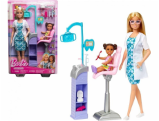 Mattel Panenka Barbie Zubařka Blondýnka HKT69 Mattel Panenka Barbie Zubařka Blondýnka HKT69
