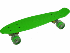 Enero skateboard plast 22 zelených LED
