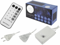 LTC Světelná clona PR 240 LED, 3x2m, 8 funkcí, 230V, dálkové ovládání, studená bílá Světelná clona 240 x LED, 2 x 3 m, 8 funkcí, AC 230 V, dálkové ovládání, teplé bílé světlo.