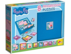 Lisciani LISCIANI PROGRESSIVE PUZZLE 8 PEPPA PIG