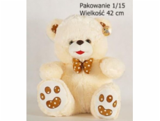 Deef Krémový medvídek s hnědým motýlkem 03464 DEEF