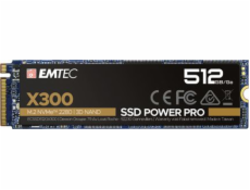 Emtec SSD disk X300 Power Pro 512GB M.2 2280 PCI-E x4 Gen3 NVMe (ECSSD512GX300)