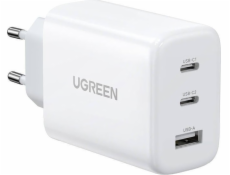 Ugreen CD275 Sieťová nabíjačka s káblom 2× USB Typ C / USB 65W Biela