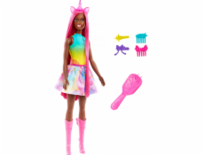 Mattel Panenka Barbie Jednorožec s dlouhými vlasy HRR01