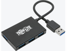 Eaton USB HUB 4portový tenký přenosný USB-A hub USB 3.2 Gen 1 hliníkové pouzdro U360-004-4A-AL