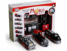 Malblo Magnetické vlaky a lokomotivy 3+