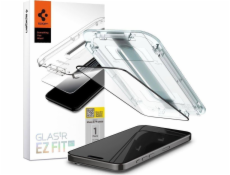 Spigen Sklo TR EZ Fit HD (1 balení), FC Černá - iPhone 15 Pro Max