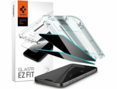 Spigen Ochranná skla Ez Fit pro iPhone 15 Pro, 2 ks, tvrzené sklo