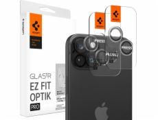 Spigen Spigen Glass TR EZ Fit Optik Pro 2 ks, křišťálově čiré - iPhone 15/15 Plus/14/14 Plus