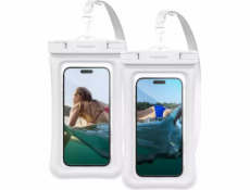 Spigen Voděodolné plovoucí pouzdro Aqua Shield A610, 2 ks, bílé Spigen Voděodolné plovoucí pouzdro Aqua Shield A610, 2 ks, bílé