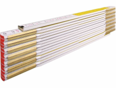 Stabila Skládací metr 3m STABILA 617/11 buk, bílo-žlutý, 15 dílků