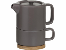 Secret de Gourmet Džbán s hrnkem Natural Taupe 400 ml