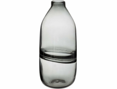 Atmosphera Váza Line sklo 30cm kouřové