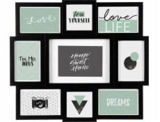 Atmosphera Fotorámeček Frame Cali v černé barvě pro 9 fotografií