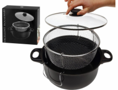 ASJ Commerce Pot se sítkem na smažení hranolků ve fritéze