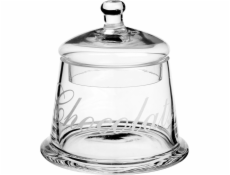 5five Sklenice na bonbóny SKLENĚNÁ Průhledná s nápisem