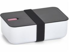Zeller Obědový box, plast, bílá/černá/růžová, 19 x 12 x 6,5 cm