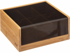 5five Bambusová krabička NÁDOBA na čajové sáčky Čaj