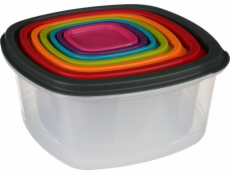 5five Sada obědových krabiček 7 ks, nádoba do mikrovlnné trouby