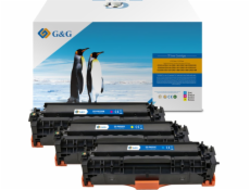 G&G Toner Kompatibilní toner G&G s HP CC531A, CE411A, CF381A, Canon CRG118, CRG718, C, NT-PH531UC, HP 304A, azurová, 2800 s