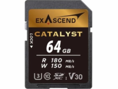 ExAscend Paměťová karta Catalyst SDXC 64GB Class 10 UHS-I/U3 V30 (EX64GSDU1)