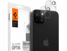 Spigen Spigen Glass tR Optik 2 ks, křišťálově čiré - iPhone 15/15 Plus/14/14 Plus