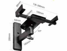 Art DRŽÁK REPRODUKTORŮ ART upínací černý 20kg 2 ks. G-10