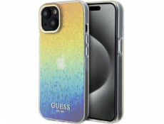 Guess Guess GUHCP14SHDECMI Pevný kryt pro iPhone 14 / 15 / 13 6.1 vícebarevný IML Faceted Mirror Disco Iridescent