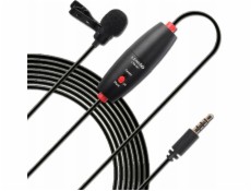 LensGo Profesionální dynamický klopový mikrofon s konektorem Mini Jack 3,5 mm Lensgo / Lym-dm1
