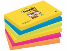 Post-it Samolepicí blok BLOCK SUPER STICKY 655-6SS-RIO, paleta RIO DE JANEIRO, 76x127 mm, 6x90 listů (3M0572)