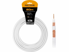 Libox koaxiální kabel RG6U PCC113-20 CU+CU+CU HD 20m LIBOX