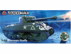 Airfix Plastikový model Quickbuild Sherman Firefly v měřítku 1/35.